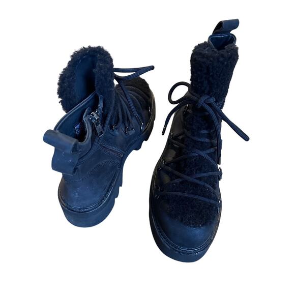 Kith x UGG Leather Shearling Combat Boots size 9 - Picture 7 of 8